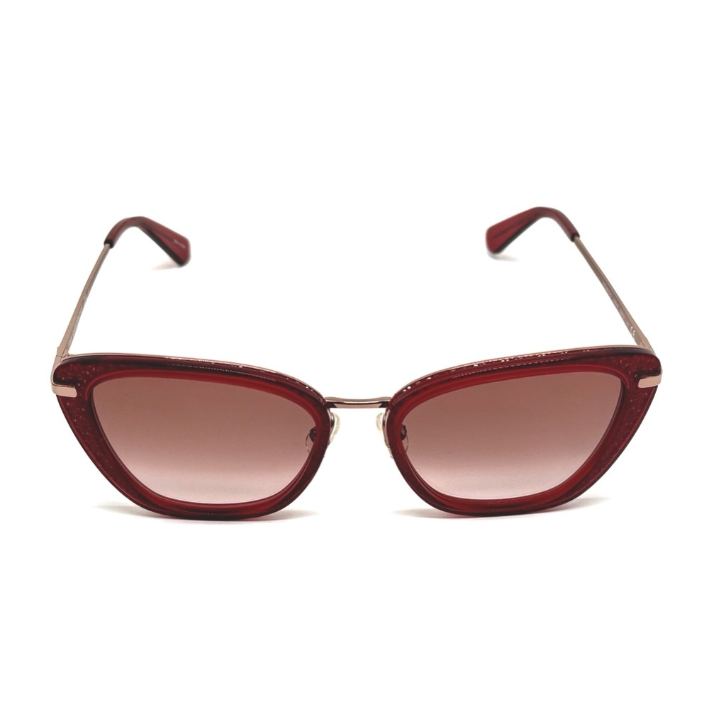 Kate Spade New York Thelma Cat Eye Sunglasses 53MM Red Gold Hello Sunshine 2 - Picture 2 of 10